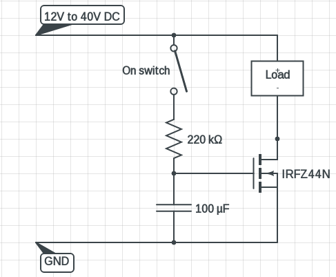 mosfet timer circuit