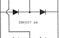 electronic choke circuit for broken filament tube