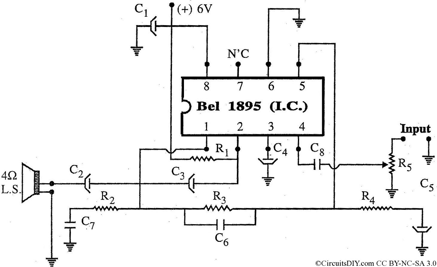 Audio Kit 810 Circuit Diagram - Parts List - Audio Kit 810 Circuit Diagram